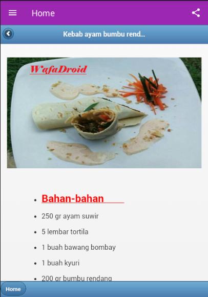 Resep Kebab Ayam For Android Apk Download
