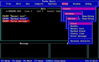 Turbo Basic Progamming screenshot 1