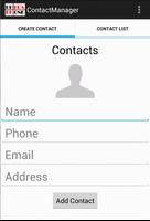 برنامه‌نما Contact Manager عکس از صفحه