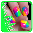 Neon polski paznokci aplikacja