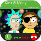 Morty n Rick Fake call ícone