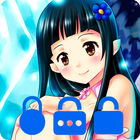 Asuna Yuki Kirito Wallpaper Sa App Lock icon