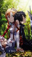 Asuna Anime Kirito HD Wallpaper Sword Screen Lock スクリーンショット 1