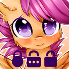 Pony Cute Baby HD Wallpaper Little App Lock أيقونة