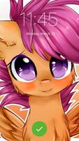 Pony Cute Baby HD Wallpaper Little App Lock Plakat