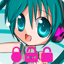 Hatsune Wallpaper Cute Miku Pop Screen Lock-APK