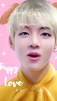 Kpop Bts Cute Bunny Puppy Theme App Lock capture d'écran 1