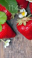 Summer Crush Strawberry Fruit Wallpaper App Lock capture d'écran 1