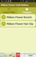 Ribbon Flower Craft Making capture d'écran 2