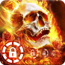 Awesome Skull Scary Flame Art Lock Screen APK