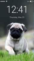 Pug Favorite Little Puppy Lock Screen poster