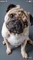 Pug Favorite Little Puppy Lock Screen 截图 1