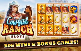 Slots Cowgirl Ranch Slots Affiche