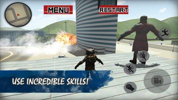 Rocket Superhero Battle 3D capture d'écran 3