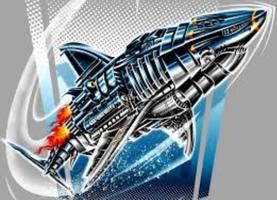Robot Shark HD Wallpaper imagem de tela 1