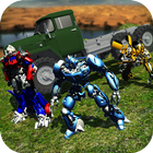 Robot Transporter Truck 3D 아이콘