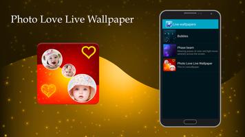 Photo Love Live Wallpaper اسکرین شاٹ 3