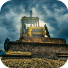 Bulldozer. Heavy Machines Wall icono