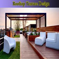 Dachterrasse Design Plakat