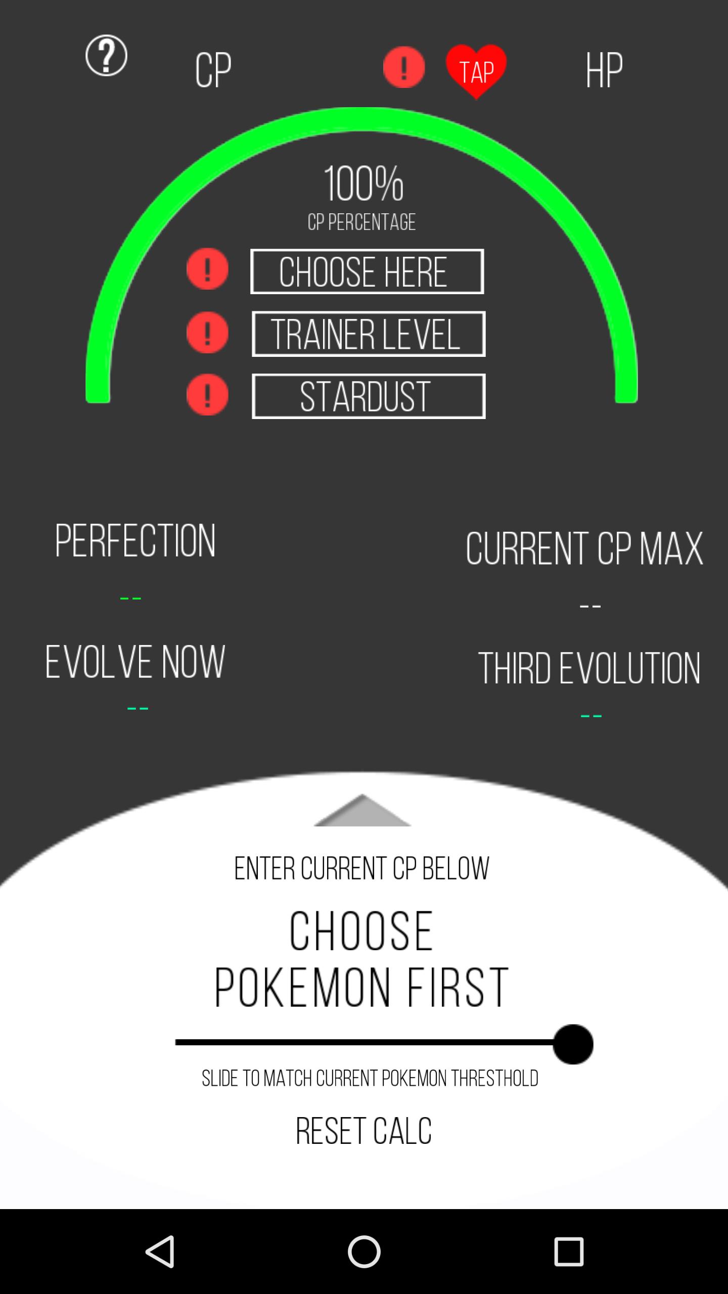 pokemon cp calculator