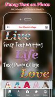 Text Photo Collage : Text Photo Editor capture d'écran 3