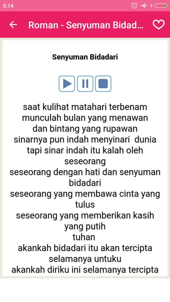 Lirik Puisi Cinta Roman Picisan - Pantun Cinta