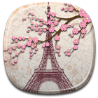 Romantic Paris Live Wallpaper ไอคอน