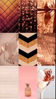 Rose Gold Wallpaper Themes Affiche