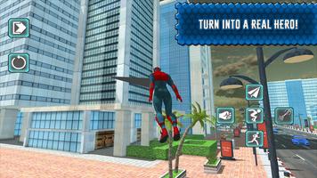 Rope Hero Man 3D الملصق