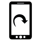 screen rotation lock icône