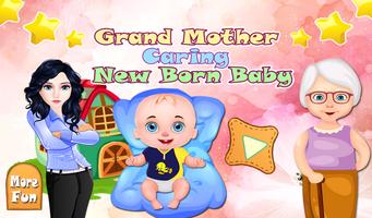 Grandmother Caring Baby โปสเตอร์