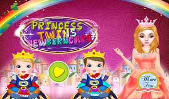 Princess Twins Newborn Care โปสเตอร์