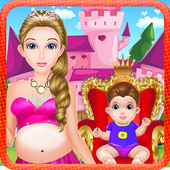 Princess baby wedding games icon