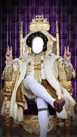 Королевский трон фотомонтаж постер