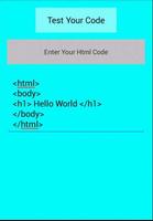 Ejecute el código HTML Poster