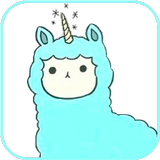 Alpaca Kawaii Jump ícone