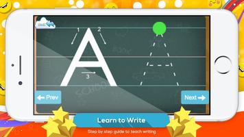 ABC Alphabet Learning: Grammar, Writing, Puzzle capture d'écran 2