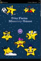 Star Faces Memory Game Affiche