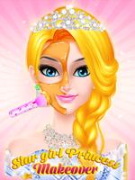 Star Girl Princess Makeover: Pink Princess Salon Affiche