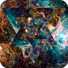 Psychedelic Galaxy Wallpaper ícone