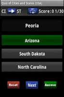 Quiz: Cities and States (USA) screenshot 1