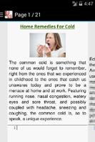 Cold Home Remedies capture d'écran 2