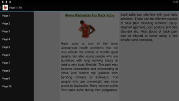 Cure Back Pain Home Remedy imagem de tela 1