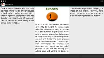 Cure Back Pain Home Remedy imagem de tela 2