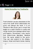 Reduce Toothache Home Remedy Screenshot 1