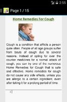 Cough Home Remedies تصوير الشاشة 1