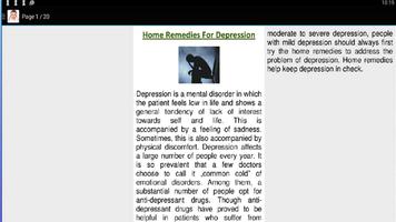 Home Remedies For Depression capture d'écran 2