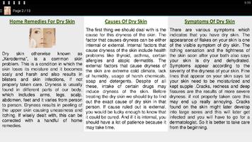 Dry Skin Causes and Solutions تصوير الشاشة 1