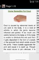 How to Get Rid of Gout اسکرین شاٹ 2