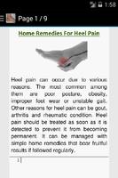 برنامه‌نما Heelpain Home Remedies عکس از صفحه
